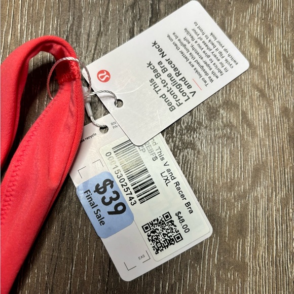 L/XL BNWT Lululemon Bend This V and Racer Bra - Picture 7 of 10